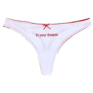 CTM Women's In Your Dreams Scallop Trim Panty